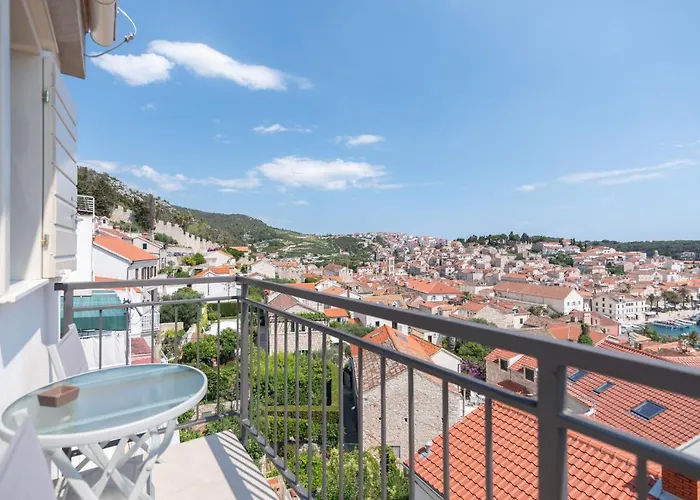Brand New W Balcony & Perfect Seaview At Center * Hvar Town