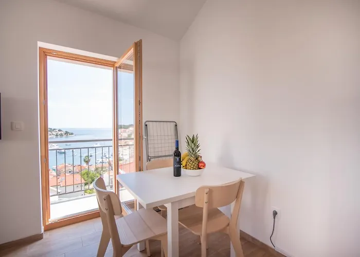 Brand New W Balcony & Perfect Seaview At Center Hvar Town